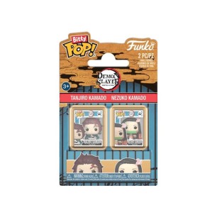 BITTY FUNKO POP  DEMON SLAYER  TANJIRO Y NEZUKO