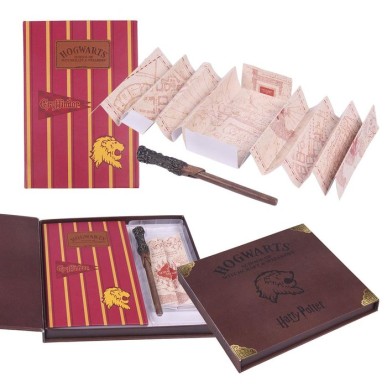 SET PAPELERIA HARRY POTTER LIBRETA   BOLI   MAPA M