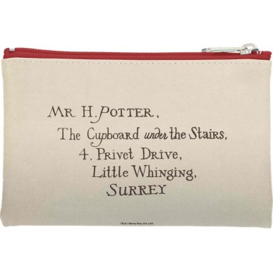 ESTUCHE RECTANGULAR CARTA HOGWARTS HARRY POTTER
