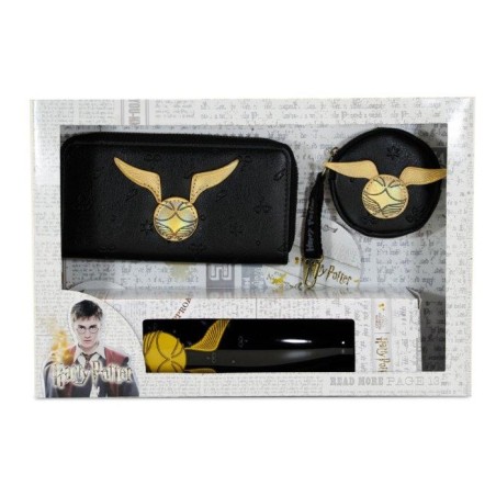 SET REGALO HARRY POTTER BOTELLA   MONEDERO