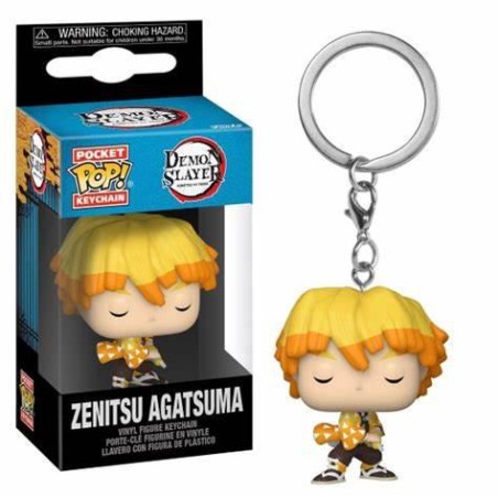 FUNKO POP  KEYCHAN DEMON SLAYER ZENITSU AGATSUMA 