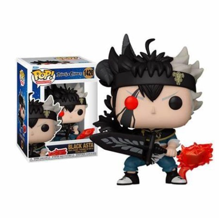 FUNKO POP  BLACK CLOVER 1420 BLACK ASTA