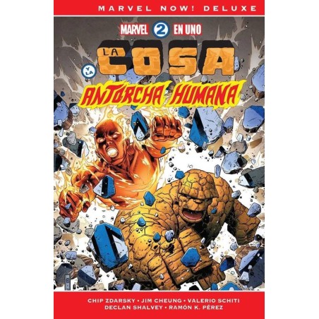 MARVEL DELUXE MARVEL 2 EN 1 LA COSA Y LA ANTORCHA 
